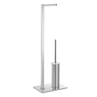 Toiletborstelhouder Sapho Gedy Vrijstaand met Toiletrolhouder Rechthoekig Chroom Sapho - thumbnail