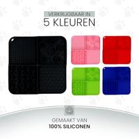 Eat Slow Live Longer Lick Mat Dimensions Rectangle Grey - thumbnail