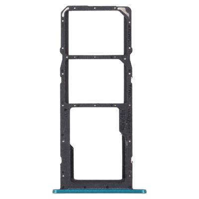 SIM-kaart lade + SIM-kaart lade + Micro SD-kaart lade voor Huawei Y7a (groen)