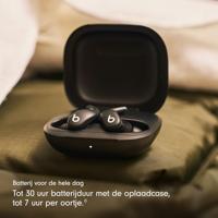 Beats - Powerbeats Fit - draadloze oortjes met ruisonderdrukking en een ultieme stabiele pasvorm, IPX4, tot 30 uur batterijduur met de oplaadcase. Compatibel met Apple en Android - gitzwart - thumbnail