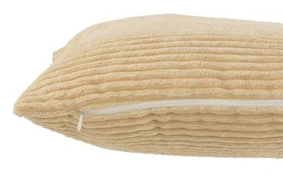 J-Line kussen Streep - textiel - beige