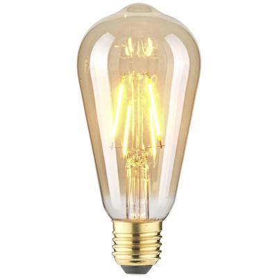LightMe LM85057 LED-lamp E27 Ballon 2.5 W Barnsteen (Ø x l) 64 mm x 140 mm 1 stuk(s) LightMe LM85057 LED-lamp E27 Ballon 2.5 W Barnsteen (Ø x l) 64 mm x 140 mm 1 stuk(s)