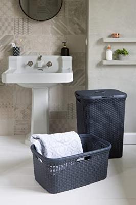 Curver Style wasbox 40 L antraciet
