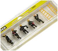 NOCH H0 Zwarte beschermende kleding Geverfd, Staand - thumbnail