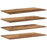 Boekenplank Bord 4 pcs Bruin 100 x 40 x 1.5cm Spaanplaat - thumbnail