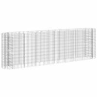 Gabion plantenbak verhoogd 330x50x100 cm gegalvaniseerd ijzer - thumbnail
