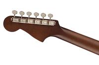 Fender Malibu Player Fiesta Red WN White Pickguard elektrisch-akoestische westerngitaar - thumbnail