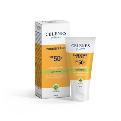 Celenes Herbal sunscreen cream anti-aging SPF50+ 50 Milliliter