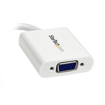Mini DisplayPort naar VGA-Adapter Startech MDP2VGAW Wit Zwart 0,12 m