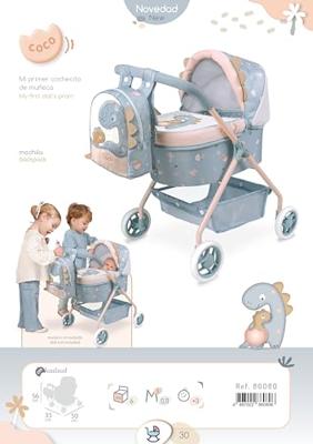 Poppenwagen Decuevas Coco 35 x 50 x 56 cm