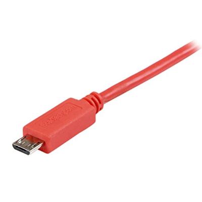 StarTech.com Micro-USB-oplaadkabel voor Android smartphones en tablets, USB A naar Micro B-kabel, datakabel, aansluitkabel, roze