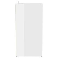 VidaXL Schoenenkast 60x35x70 cm bewerkt hout hoogglans wit - thumbnail