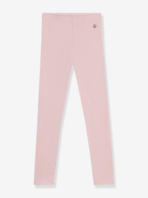 PETIT BATEAU effen katoenen legging voor kinderen rozen