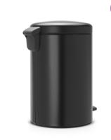 Brabantia pedaalemmer newicon 20l zwart - thumbnail