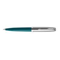 Balpen parker 51 ct m groenblauw - thumbnail