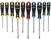 Bahco schroevendraaierset | gekleurd | 10-delig | gleuf, ph1. ph2, pz1, pz2, t15, t20 - b219.010rb - thumbnail
