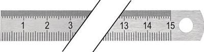 Promat/Tecwerk Stalen liniaal | lengte 150 mm | staal buigzaam | verdeling B = mm/1/2 mm - 4000858760 Promat/Tecwerk Stalen liniaal | lengte 150 mm | staal buigzaam | verdeling B = mm/1/2 mm - 4000858760