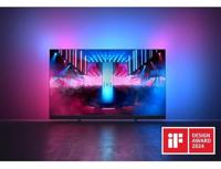 TV OLED+ Ambilight Philips 55OLED909/12 139 cm 4K UHD 2024 Gris Métal - thumbnail
