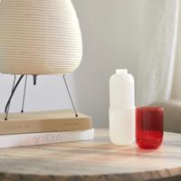 Bottle & Glass Water Pill 550 ml white/red - thumbnail