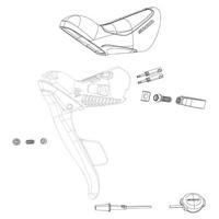 SRAM bevestigingsstrop clamp axs shift/brake lever rim - thumbnail