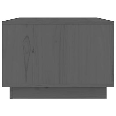 Salontafel 80x50x35 cm massief grenenhout grijs