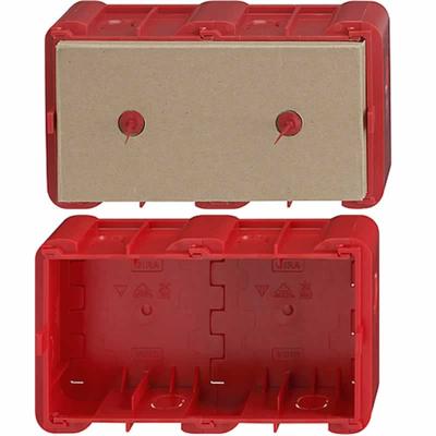 GIRA inbouwdoos 2 voudig metselwerk rood E2+E22