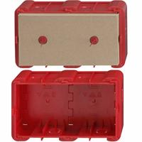 GIRA inbouwdoos 2 voudig metselwerk rood E2+E22 - thumbnail