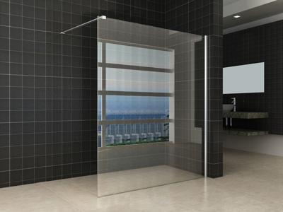 Wiesbaden inloopdouche + muurprofiel 1600x2000 8mm NANO glas