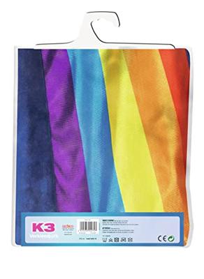 K3 Regenboog Verkleedjurk Blauw 3-5 Jaar - thumbnail