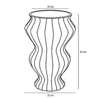 Mica Decorations Pippa Vaas - H32 x Ø21 cm - Keramiek - Groen - thumbnail