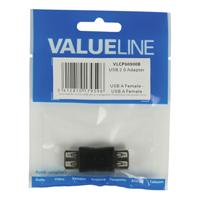 Valueline Vlcp60900b Usb 2.0 Usb A Vrouwelijk - Usb A Vrouwelijk Adapter Zwart - thumbnail