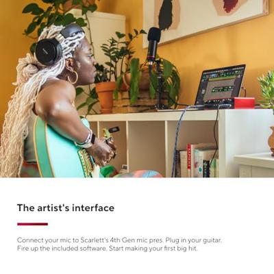 Focusrite Scarlett 2i2 USB-C 4th Gen - audio-interface - thumbnail