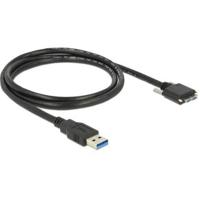DeLOCK 1m USB 3.0 USB-kabel USB 3.2 Gen 1 (3.1 Gen 1) USB A Micro-USB B Zwart - thumbnail