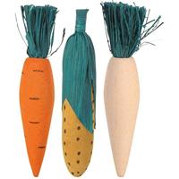 TRIXIE SET KNABBELHOUT HOUT / STRO 10 CM 4X3 ST - thumbnail