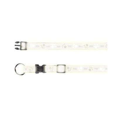 TRIXIE HALSBAND HOND SILVER REFLECT ZWART / ZILVERGRIJS 40-65X2,5 CM