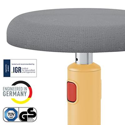 Leitz Ergo Cosy actieve Zit/Sta kruk, geel - thumbnail
