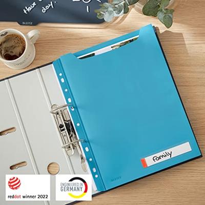 U-map leitz cosy harmonica a4 perforatie pp bl