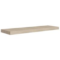 VidaXL Wandschap zwevend 90x23,5x3,8 cm mdf eikenkleurig - thumbnail