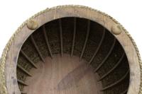 Voetensteun DKD Home Decor Bruin Lichtbruin Industriële hennep Touw Natuurlijk Stads 45 x 45 x 52 cm - thumbnail