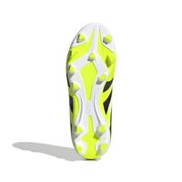 adidas Predator Club Gras / Kunstgras Voetbalschoenen (MG) Kids Wit Zwart Neongeel - thumbnail