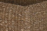 Plantenbakkenset Home ESPRIT Natuurlijk Metaal Natuurlijke Vezel 40 x 40 x 70 cm (3 Onderdelen) - thumbnail