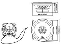 JBL Stage1 51F 2-weg coaxiale inbouwluidspreker 150 W Inhoud: 2 stuk(s) - thumbnail