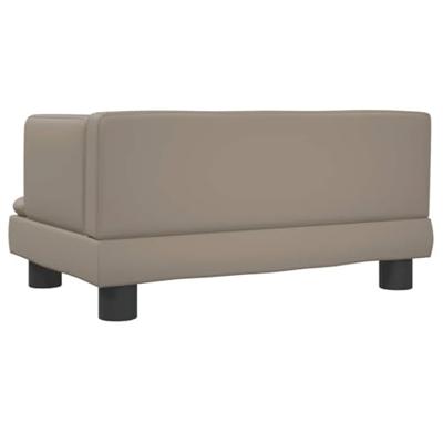 VidaXL Hondenmand 60x40x30 cm kunstleer cappuccinokleurig