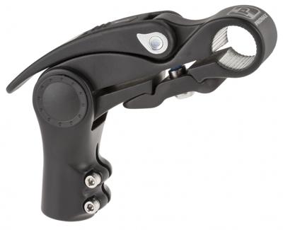 Stuurpen Promax verstelbaar met hevel 25,4 / 110 / 28,6 mm - mat zwart