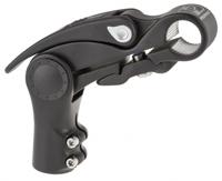 Stuurpen Promax verstelbaar met hevel 25,4 / 110 / 28,6 mm - mat zwart - thumbnail