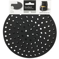 Excellent Houseware Airfryer mat siliconen ø19,4cm zwart - thumbnail