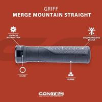 CONTEC handvatten "merge mountain straight" ct grips merge mountain straight, 140 mm, black - thumbnail