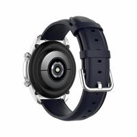 Garmin Venu / Sq / Sq2 / 2 plus - Classic leren bandje - Donkerblauw - thumbnail
