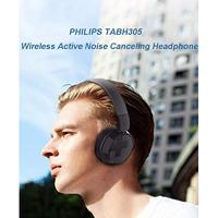 Philips Audio Kopfhörer On Ear BH305BK/00 On Ear Kopfhörer (Bluetooth, Voluminöse Bässe, Aktive Geräuschunterdrückung, 18 Stunden Akkulaufzeit, Faltbar) Schwarz, Einheitsgröße - thumbnail