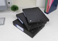 Elastobox oxford top file+ a4 40mm zwart - thumbnail